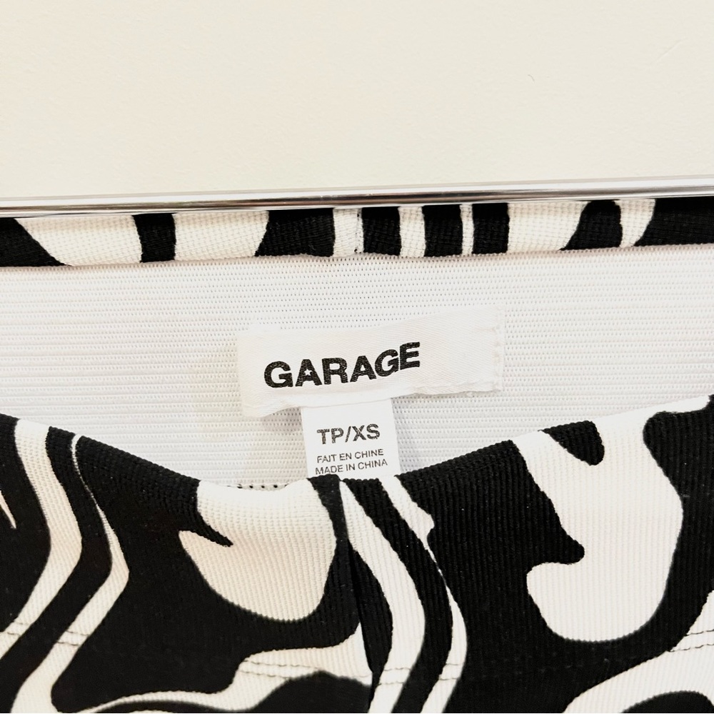 garage pants, black and white wave effect XS - Picture 3 of 7